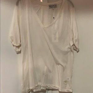 Wildfox AllNighter Tee in White- Small